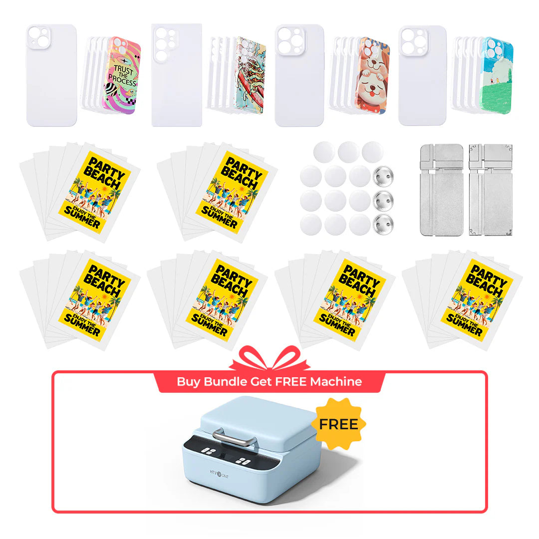 Phone Case Suppiles Bundle [Buy Bundle Get Free Phone Case Heat Press Machine]