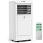 Portable Air Conditioner, 8000 BTU for Rooms up to 350 Sq. Ft. 4 Modes with Remote Control Quiet AC, Dehumidifier, Fan Includes Window Installation Kit, 24-Hour Timer,Sleep Mode,White
