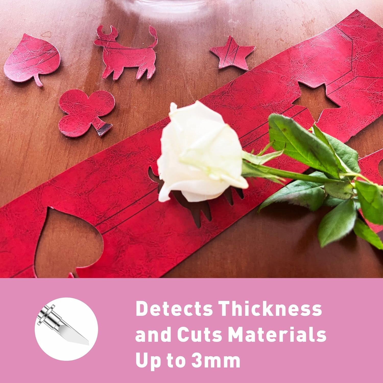 2 Pack Auto Blade CADXBLD1 for Brother Scanncut DX, Using Durable Strength Tungsten Steel Material,Cut Materials 0.1-3Mm 1