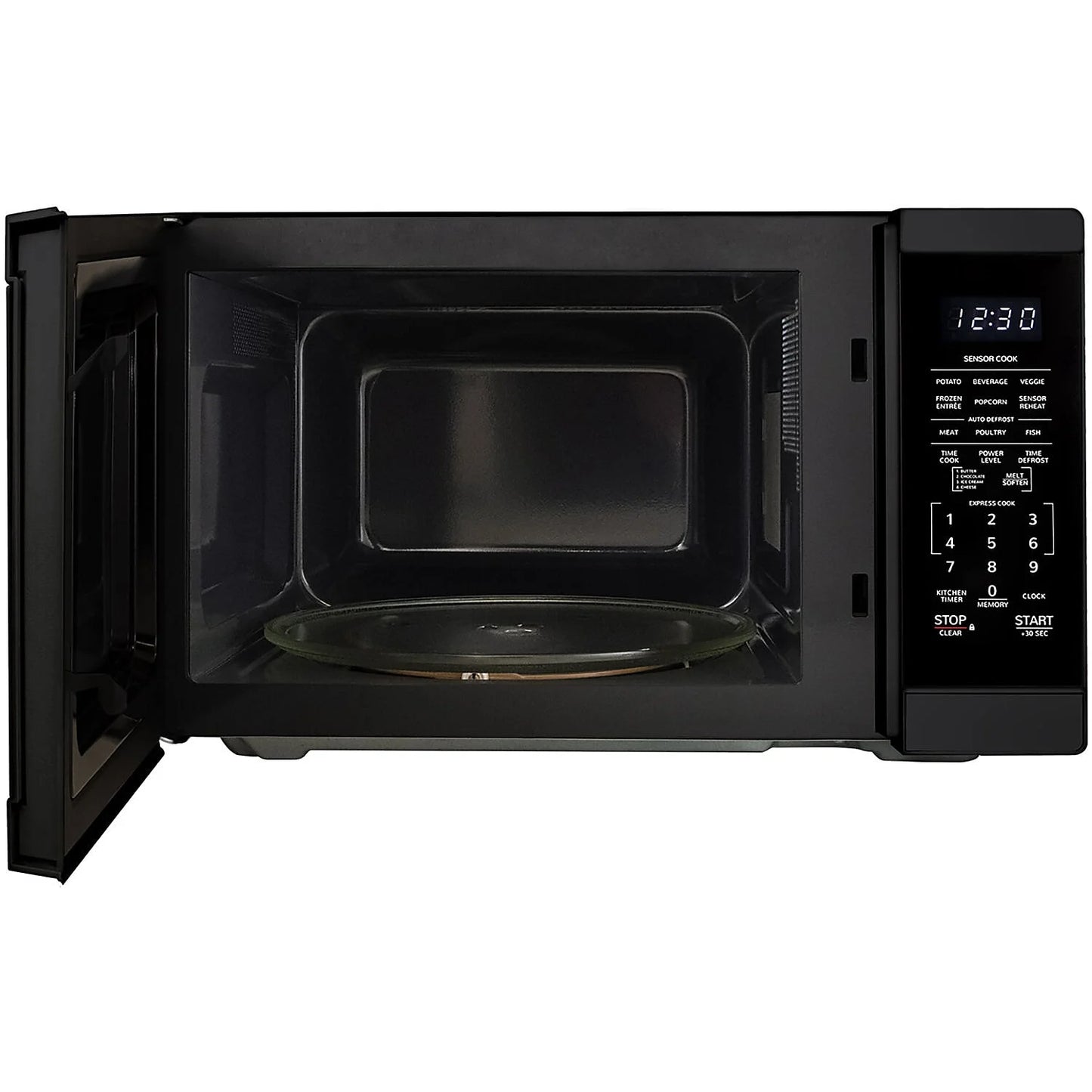 1.4 Cu Ft Countertop Microwave Oven in Black