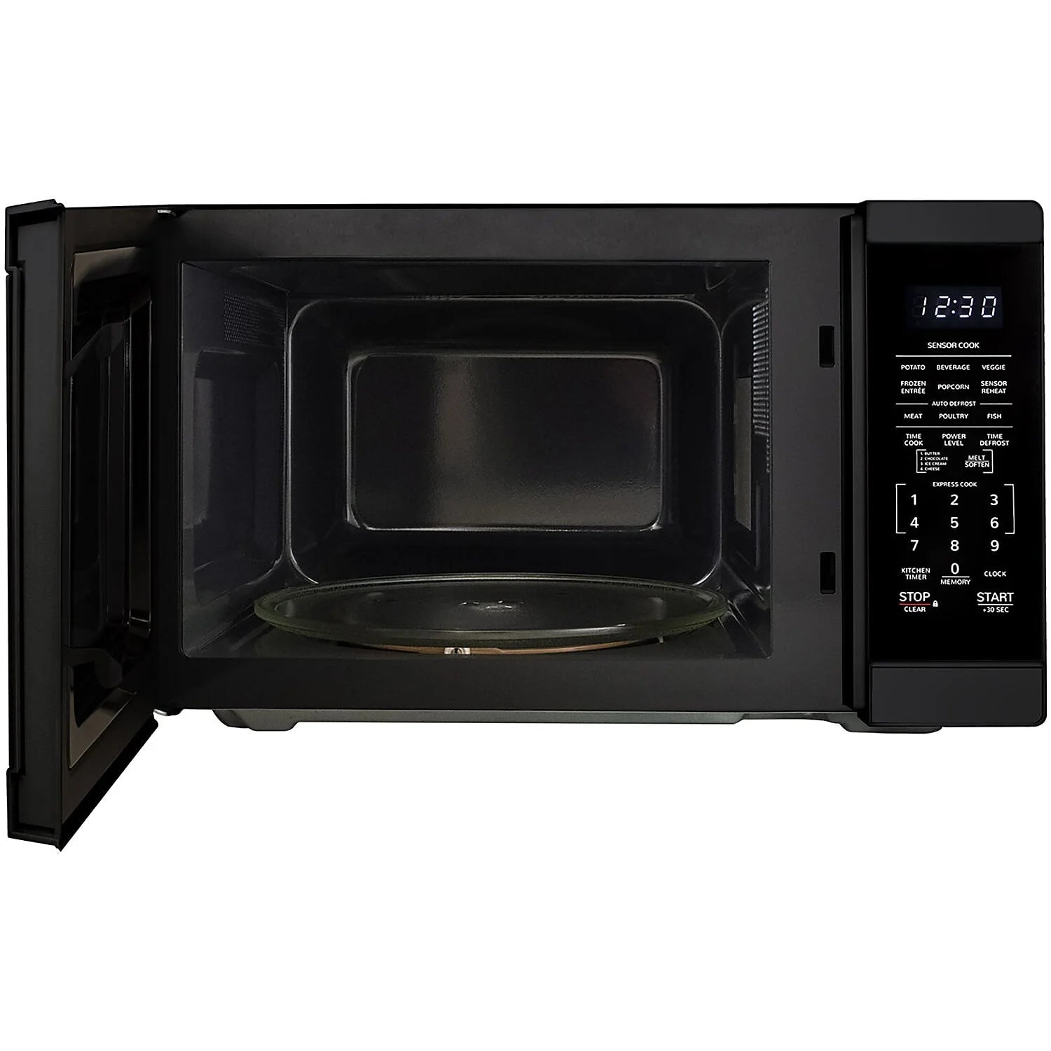 1.4 Cu Ft Countertop Microwave Oven in Black