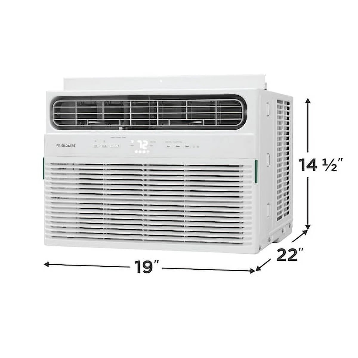 10,000 BTU Window Room Air Conditioner with Wi-Fi up to 450 Sq Ft, White
