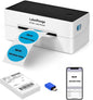 Ecommerce Shipping Label Printer, Thermal 4X6 Label Printer, 300 DPI, Bluetooth & USB, Compatible with Ios, Android, Windows, USPS, Pirate Ship, Shippo, Amazon, Ebay, Shopify