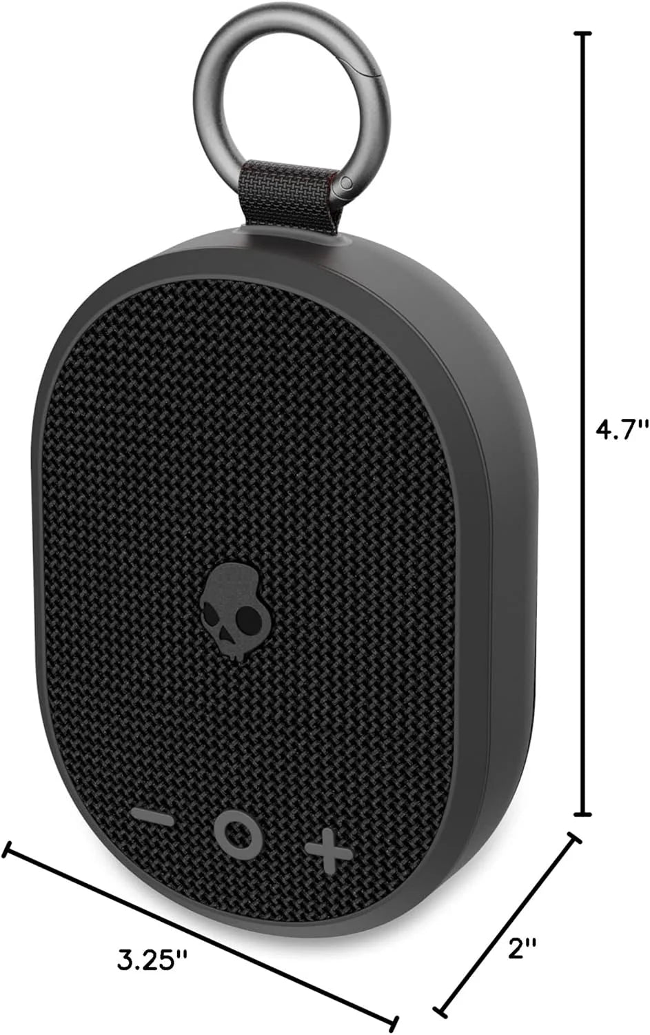 Kilo XT Wireless Bluetooth Speaker - IPX7 Waterproof Mini Speaker with 24 Hour Battery and True Wireless Pairing - for Outdoor, Black
