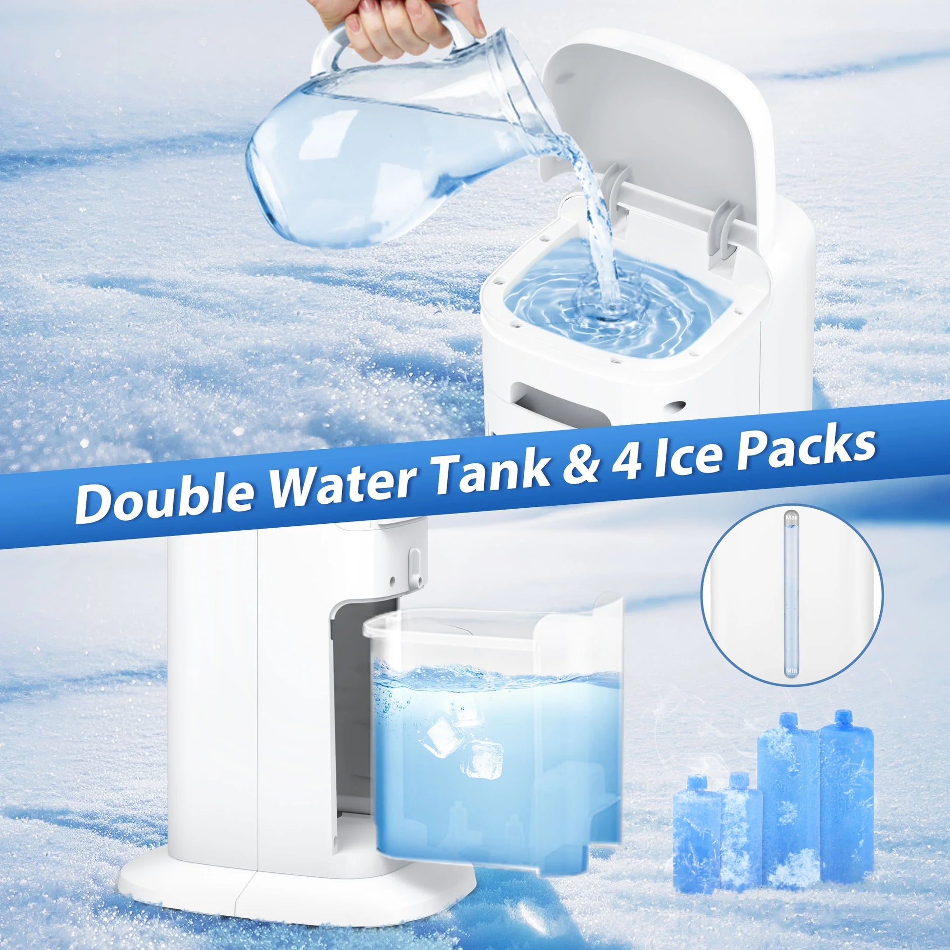 Evaporative Air Cooler Tower Fan Portable Air Conditioners Indoor 3-In-1 Humidifier 41.5"