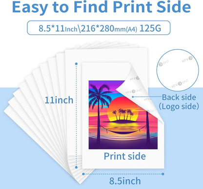 Sublimation HTV for Dark Fabric/Light Fabric with 120Sheets Sublimation Paper and Sublimation Earring Blanks