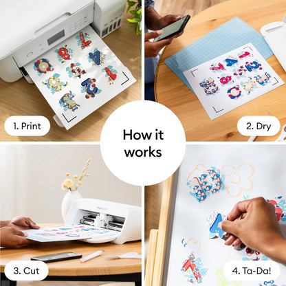 Cricut 8.5 X 11 Printable Magnet Sheets 8 Count