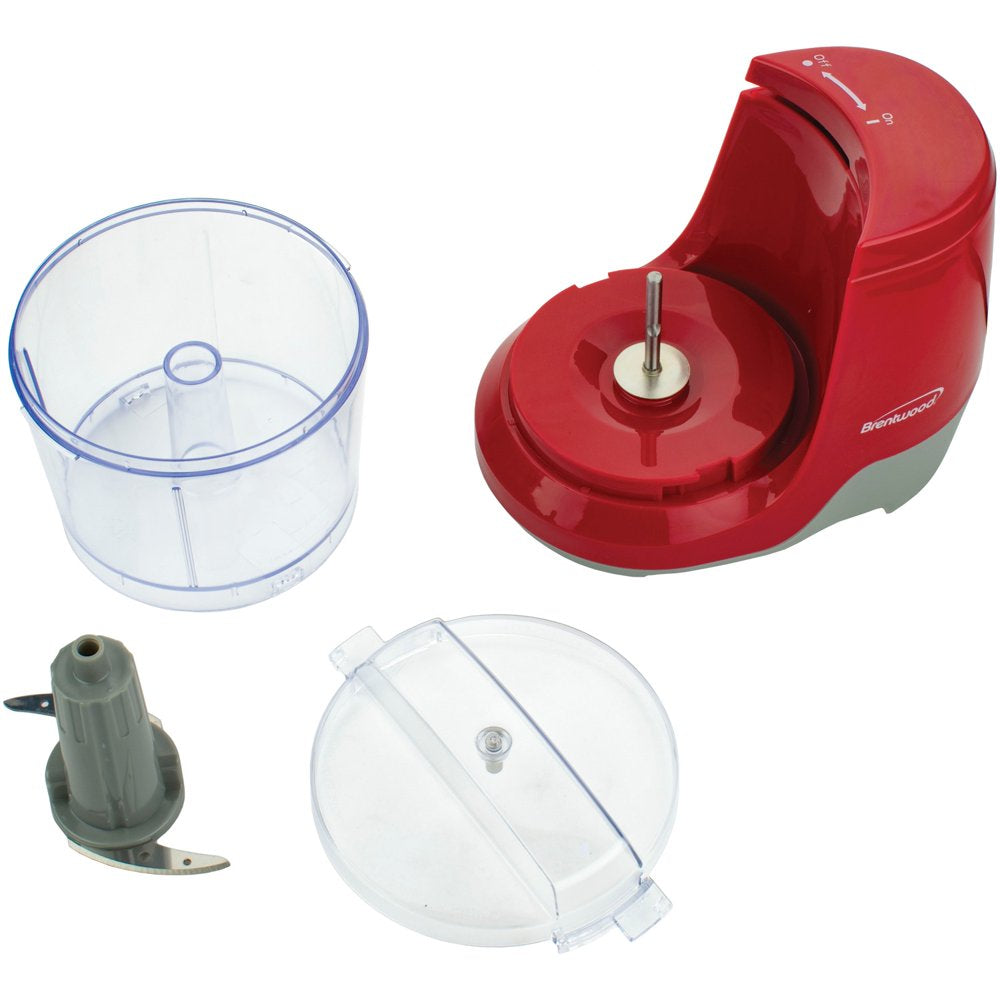 MC-109R 1.5 Cup Mini Food Chopper, Red