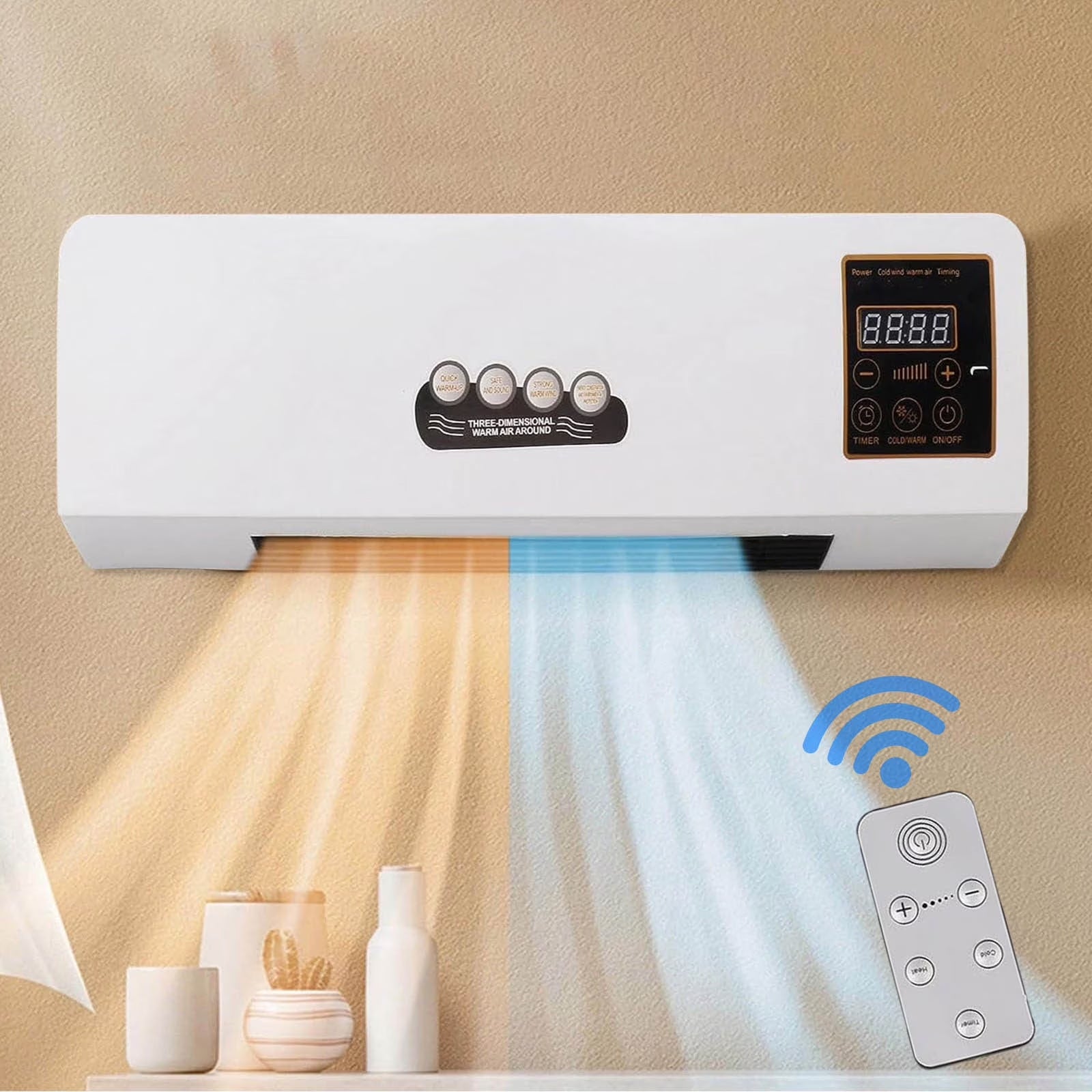 12000 BTU through the Wall Air Conditioner,115V,440 Sq. Ft. Ac Window Unit,Portable Mobile Conditioning Outdoor Camping Household-Cooled -One Machine without External Mini Small Conditioner
