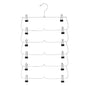 6-Tier Pant & Skirt Hanger, Heavy Duty Metal, Space Saving