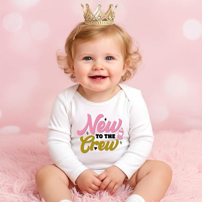 Dazoratix Baby Girl Iron on Transfers - 20 Sheets Cute Onesie Newborn Princess DTF Ready to Press Heat Patches Vinyl Stickers Decals for T Shirts Clothing Clothes Pillow Appliques DIY Craft Decoration