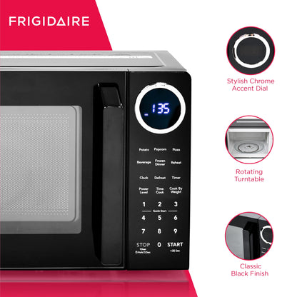 0.9 Cu Ft Countertop Microwave Ovens in Black, EMW953