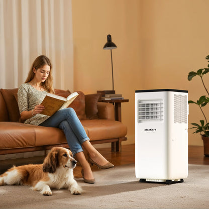 10000 BTU Portable Air Conditioner for Room up to 450 Sq.Ft, 3-In-1 AC Unit with Remote Control - White