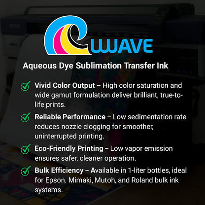 Dye Sublimation Printer Ink 1 Liter Bottle Magenta for Epson Printhead