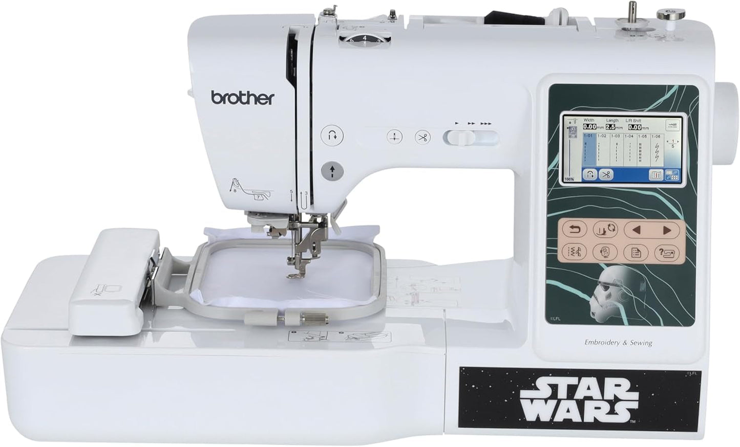 Brother LB5500S Star Wars 2-In-1 Combo Sewing & Embroidery Machine, 4" X 4" Embroidery Area