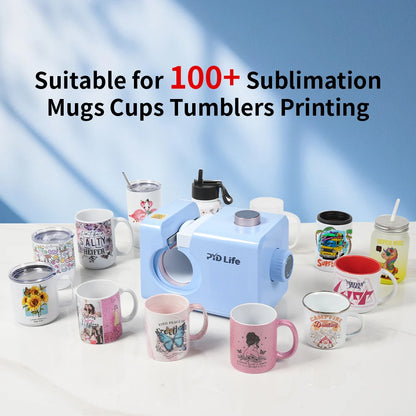 Mini Mug Heat Press Machine for 11 OZ 15 OZ Sublimation Mug 110 V