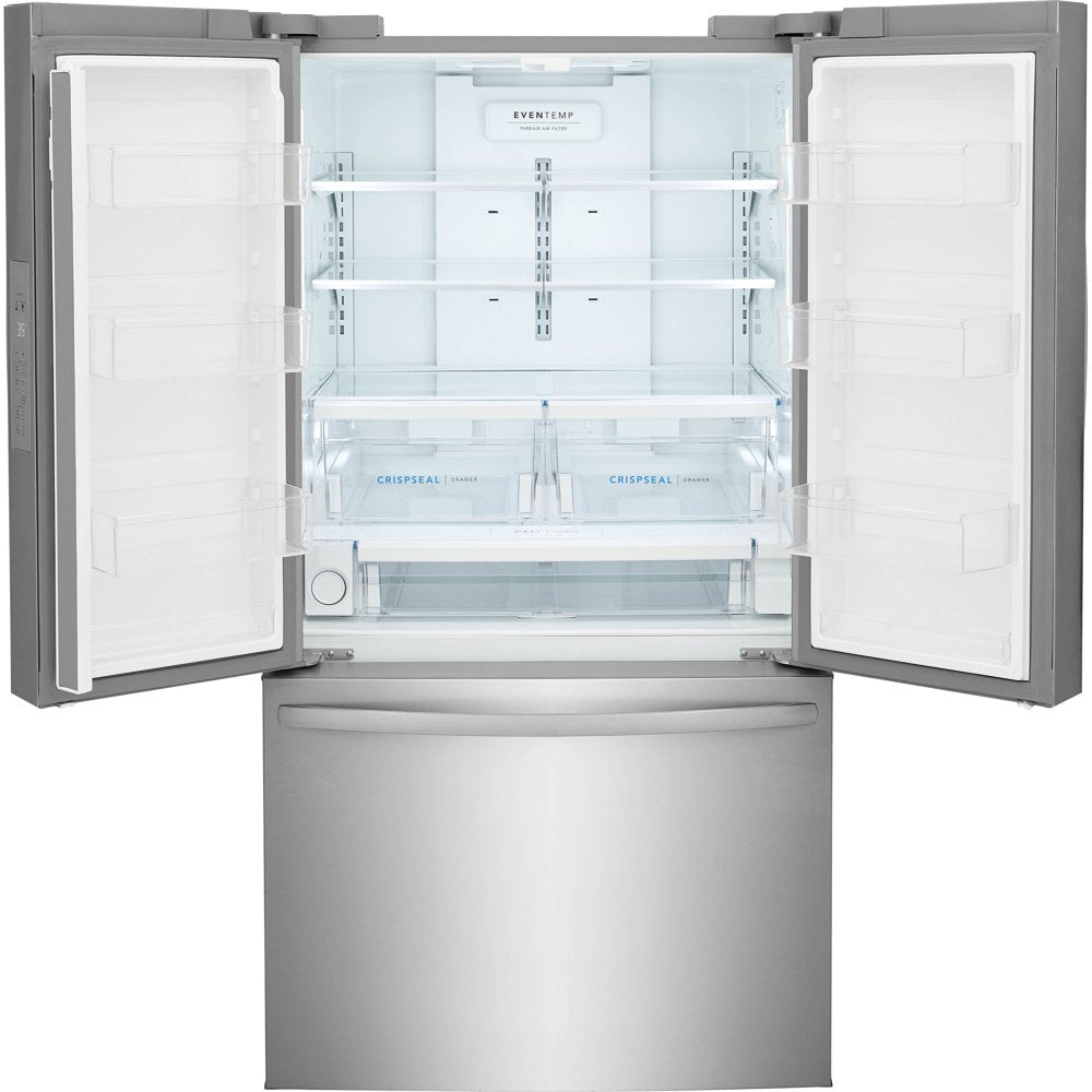 28.8 Cubic Feet French Door Refrigerator with Freezer, 70"