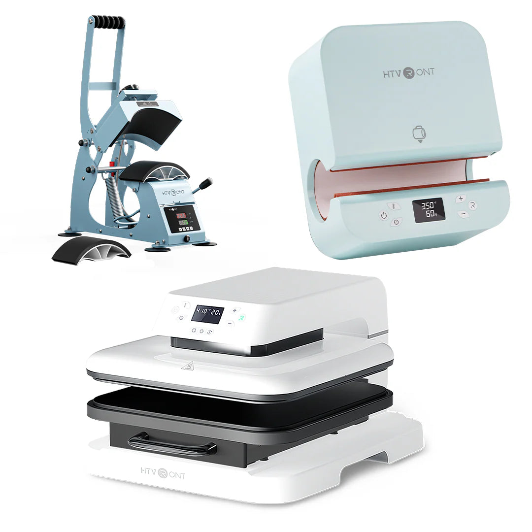 [Easter Machine Bundle]Htvront Auto+Tumbler+Manual Hat Heat Press Machine