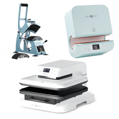 [Easter Machine Bundle]Htvront Auto+Tumbler+Manual Hat Heat Press Machine