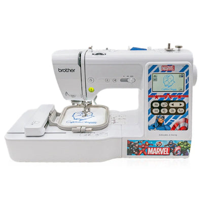 Brother LB5000M Marvel Comic Sewing & Embroidery Bundle 4" X 4"