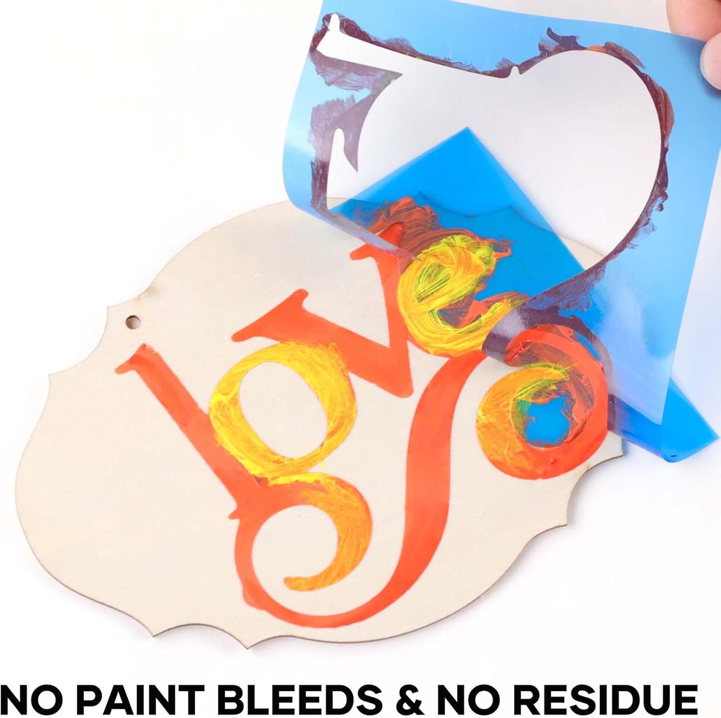 Stencil Permanent Adhesive Vinyl - 12” X 50 FT Light Blue Adhesive Stencil Vinyl Compatible with Cricut Cutting Machine & Silhouette Machine