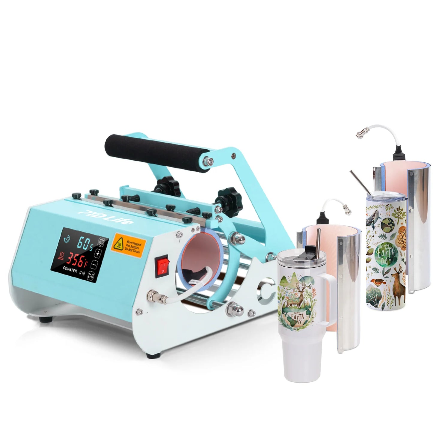 40 OZ 30 OZ Tumbler Heat Press Sublimation Starter Benginers Kit Bundle with Sublimation Tumblers 40 OZ and 20 Oz,Sublimation Tape,And Sublimation Paper