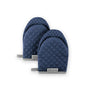 Asteroid Mini Oven Mitt Set, Blue Willow, 5.5"X8", Set of 2
