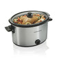 Slow Cooker, 10 Quart Capacity, Extra-Large, Removable Crock, Silver, 33190