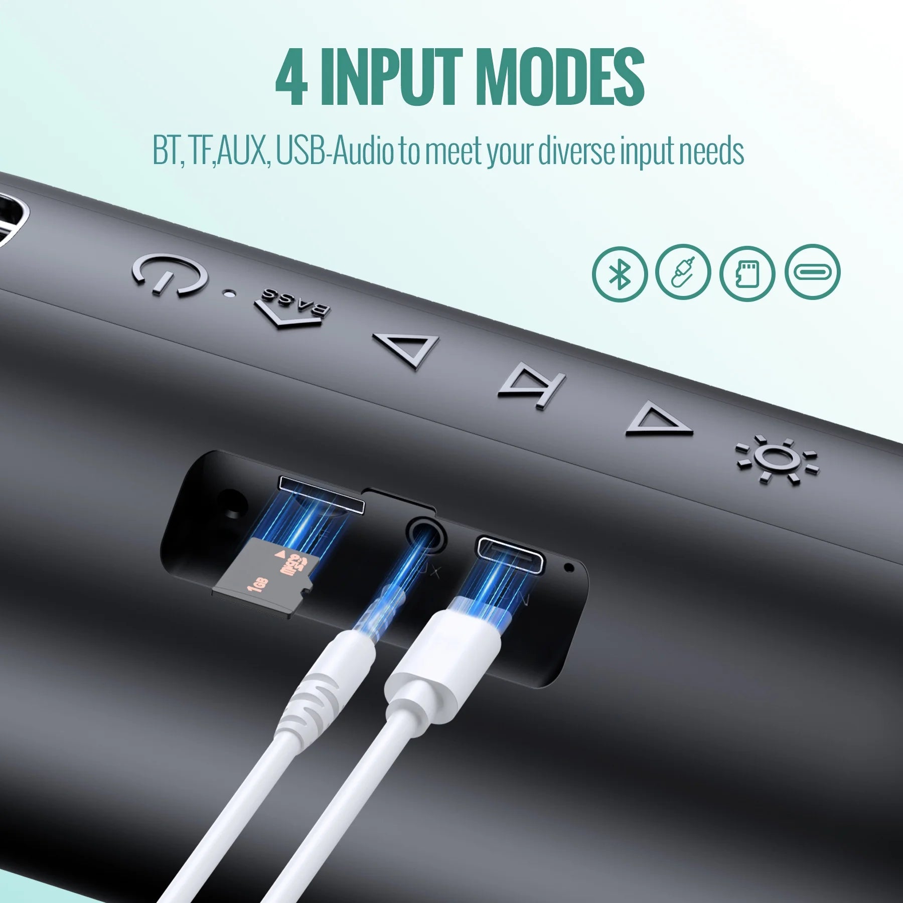 Portable Bluetooth Speaker,Floating Dustproof Speaker,25W Stereo Sound Wireless Speaker with Cool Dynamic LED Lights, IPX6 Waterproof Bluetooth Speakers, BT5.3, TWS Surround Pairing