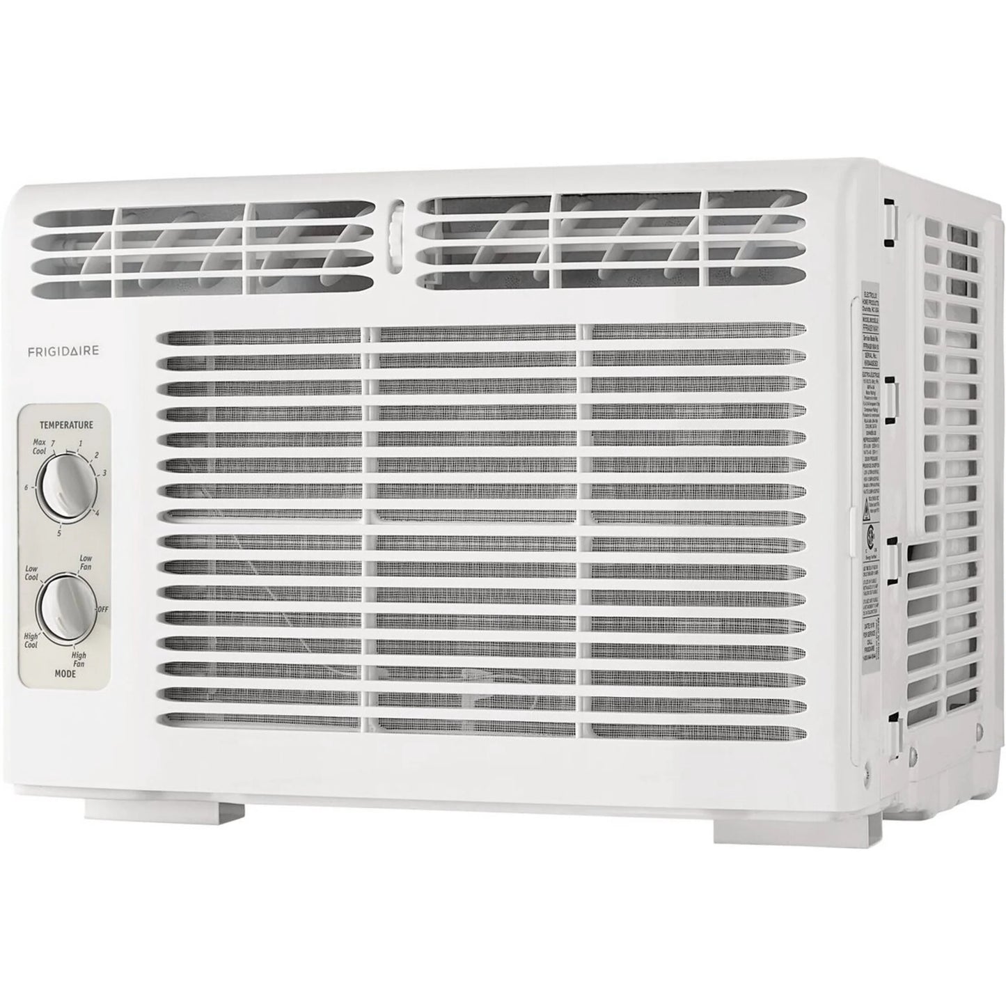 5,000 BTU Window Air Conditioner for Small Rooms, Dial Controls, Quiet Efficient Cooling, Easy Installation