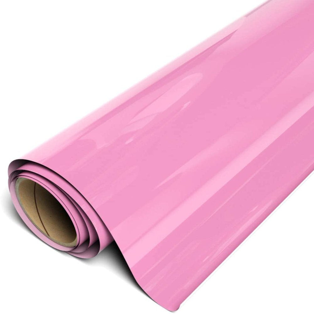 12" X 15Ft ROLL -  EASYWEED HTV - IRON on HEAT TRANSFER VINYL (Bubble Gum)