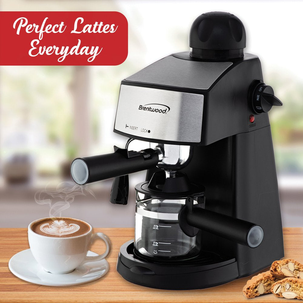 GA-125 20 Oz New Espresso and Cappuccino Maker, Black