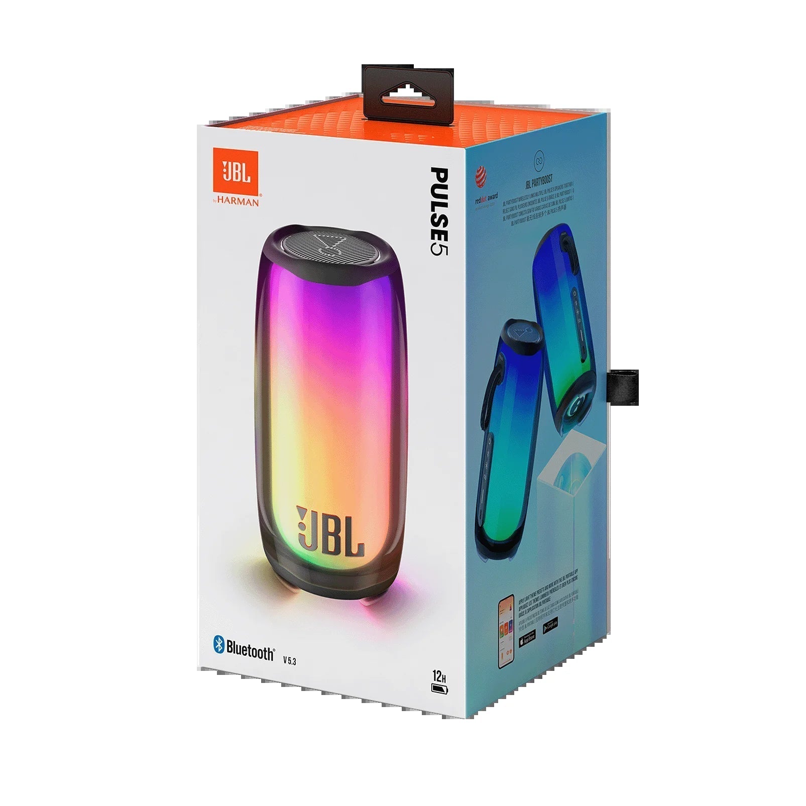 - Pulse 5 Portable Bluetooth Speaker with Light Show