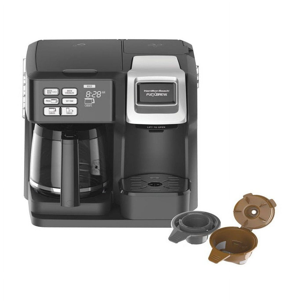 49976 Flexbrew 2-Way Coffee Maker, Plastic, Black