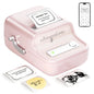 B21 Label Maker Machine with Tape，2 Inch Inkless Sticker Printer Thermal Labeler for Price Address Label for Home Storage Office and Small Business,Pink