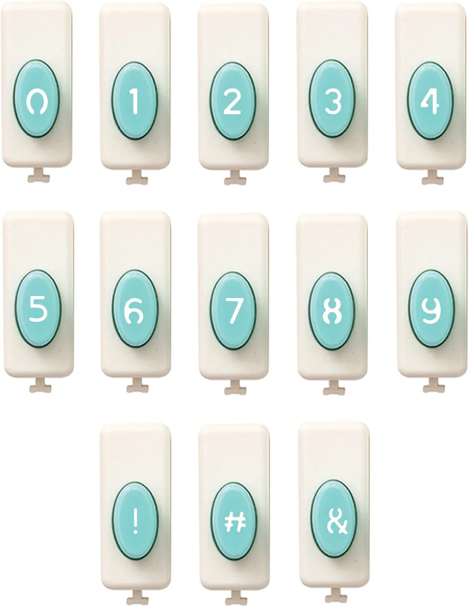 Numbers & Symbols Punch Set -