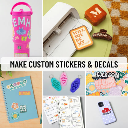 Cricut Joy Xtra Sticker and Vinyl Starter Bundle Set
