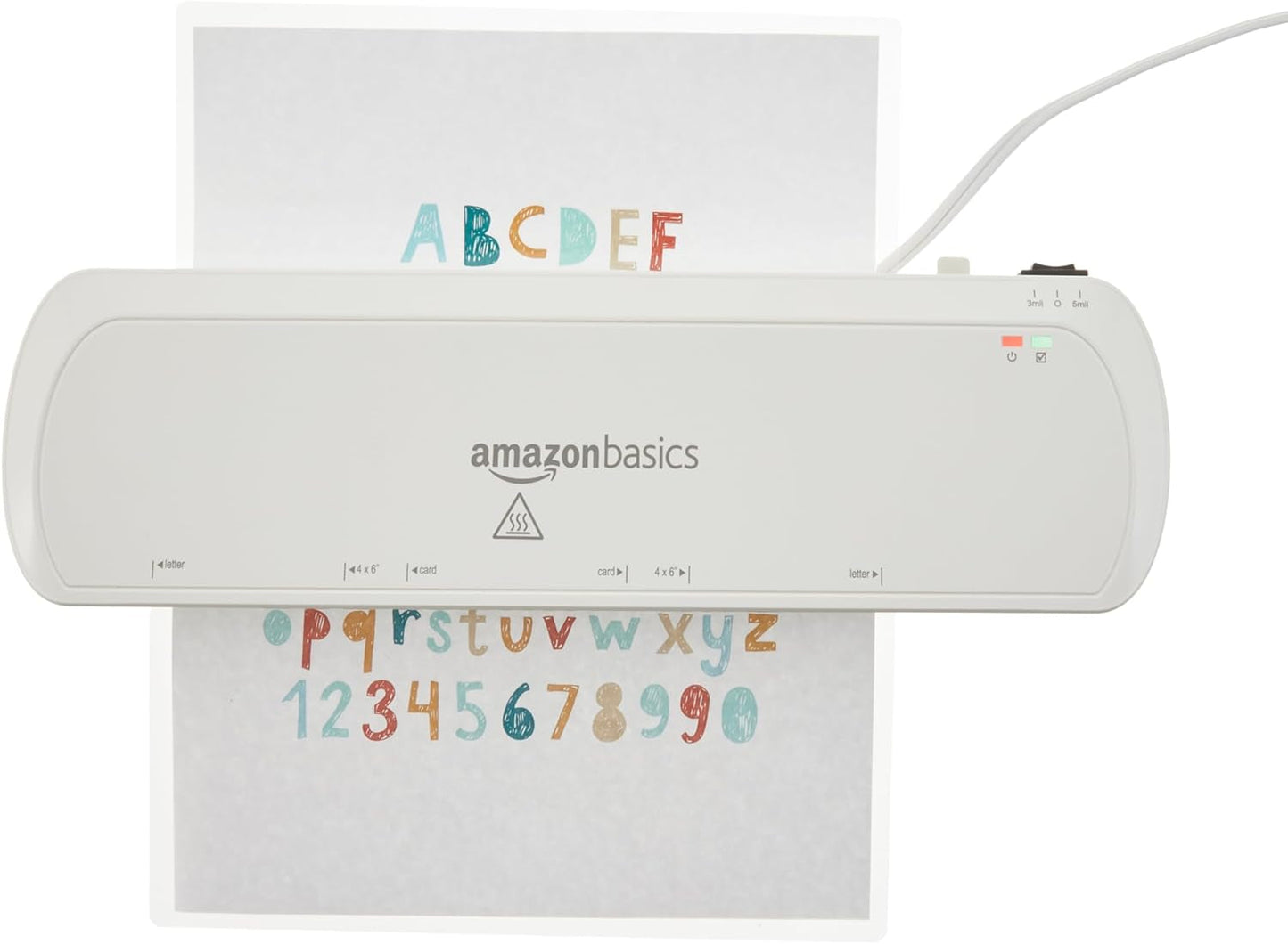 9-Inch Thermal Laminator Machine, White