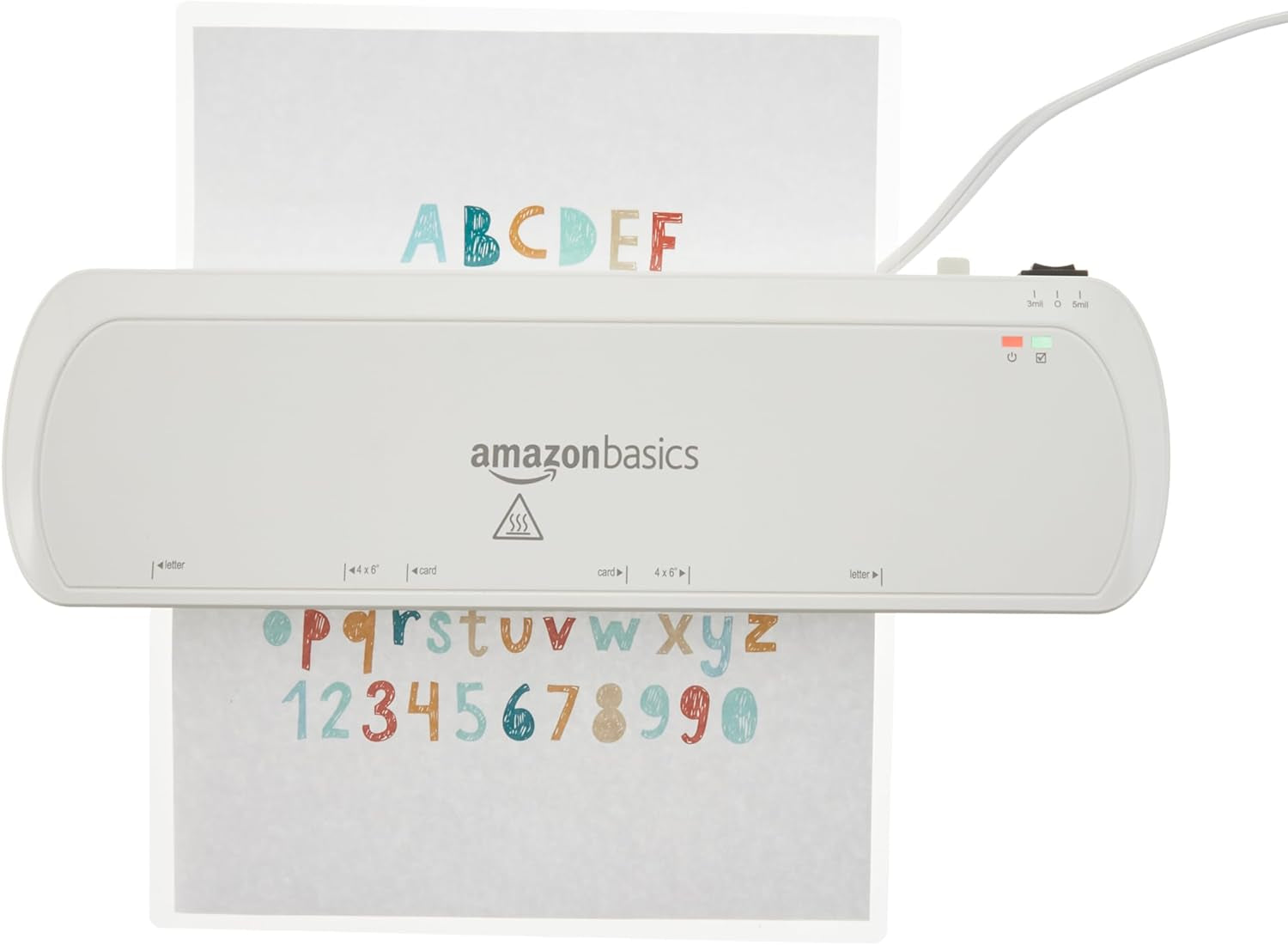 9-Inch Thermal Laminator Machine, White