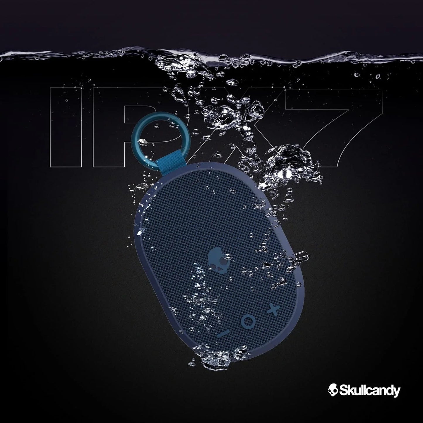 Kilo XT Wireless Bluetooth Speaker - IPX7 Waterproof Mini Speaker with 24 Hour Battery and True Wireless Pairing - for Outdoor, Black