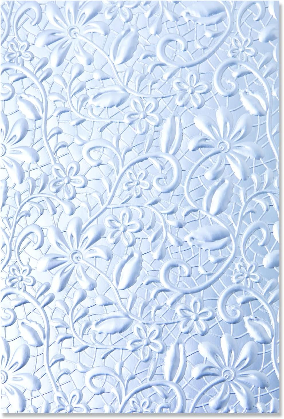 Sizzix 3-D Textured Impressions Embossing Folder Lacey by Kath Breen, 665324