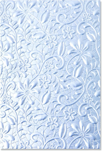 Sizzix 3-D Textured Impressions Embossing Folder Lacey by Kath Breen, 665324