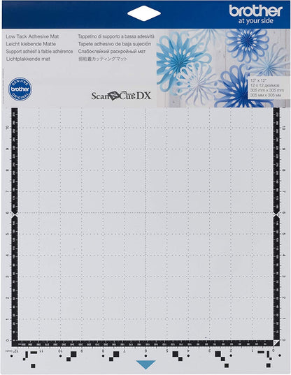 Scanncut DX Mat CADXMATLOW12, 12" X 12" Low Tack Adhesive for Thin and Delicate Materials, Replacement Accessory