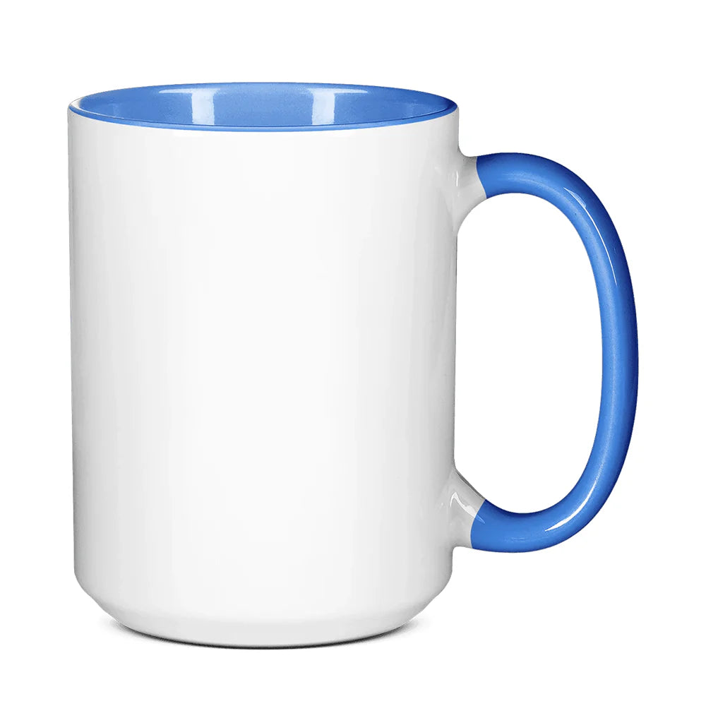 HPN ORCA Premium 15 Oz. Inner + Handle Sublimation Ceramic Mug - 36 per Case