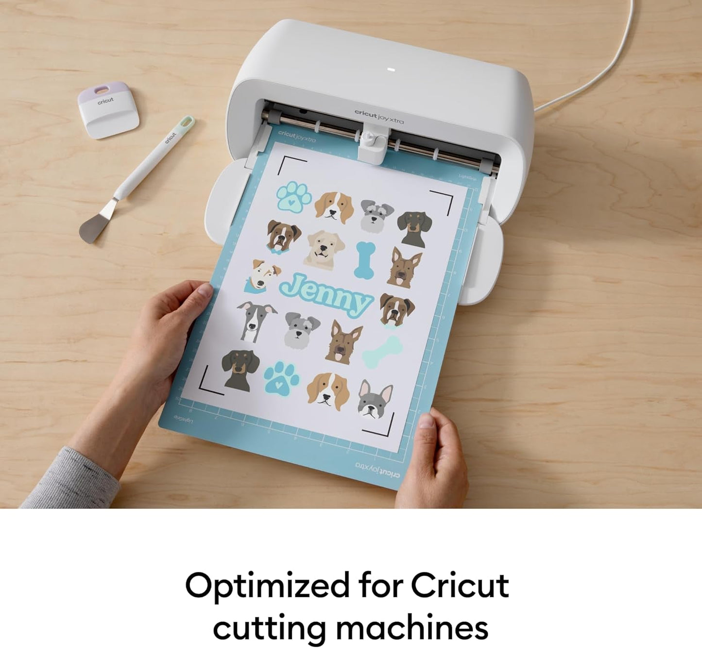 Cricut Lightgrip Cutting Mat Pack (4 Count, 8.5In X 12In) - for Joy Xtra Machine - Ideal for Standard Paper, Light Cardstock & More