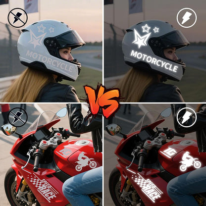 Silver Reflective Chrome Adhesive Vinyl Flashlight Sensitive Vinyl for Crafts, Decals, Bikes, Motorcycles, Helmets, Mailbox, Reflective Tape, 1Ftx5Ft, Silver