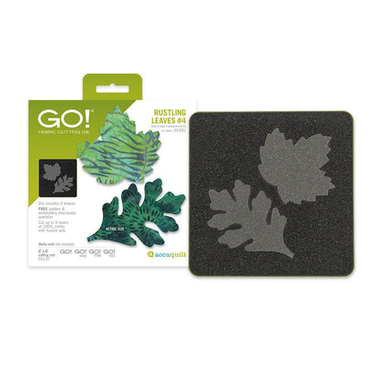 GO! Rustling Leaves-#4 Maple & Oak Fabric Cutting Applique Die