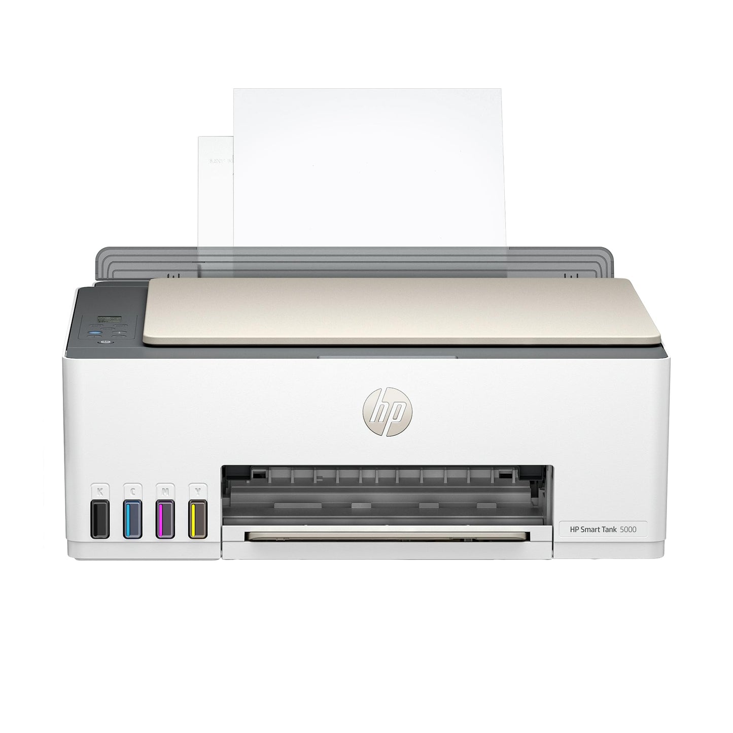 HP Smart -Tank 5101 Wireless Cartridge-free all in one printer, up to 2 years of ink included, mobile print, scan, copy (1F3Y0A) , White