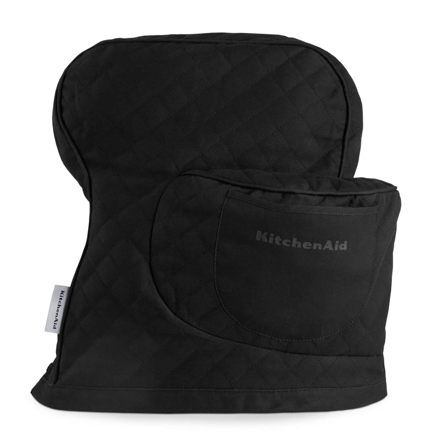 KITCHENAID Fitted Tilt-Head Solid Stand Mixer Cover with Storage Pocket, Quilted 100% Cotton, Milkshake, 14.4"x18"x10"