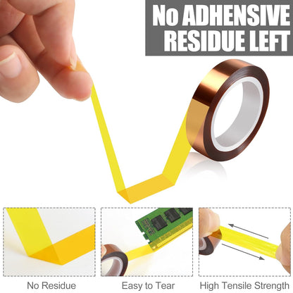 Heat Tape, High Temperature Heat Resistant Tape for Sublimation, 10mm*16m(52FT)